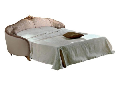 Divano divano letto design a 3 posti con funzione letto in tessuto divano imbottito.