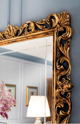 Tavolo da toeletta camera da letto specchio giovanile stile antico set in legno