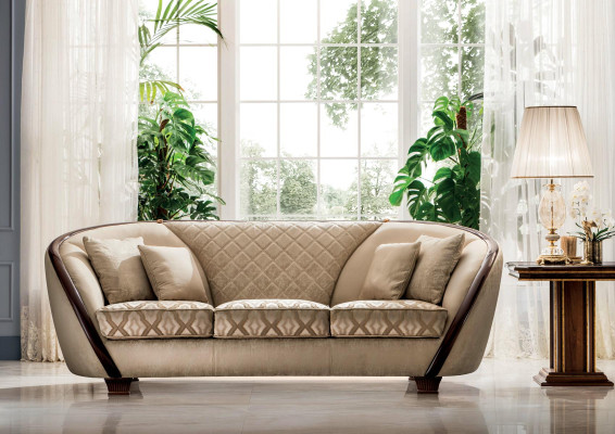 Chesterfield Design divano in tessuto divani imbottiti sofas lusso stoffa.