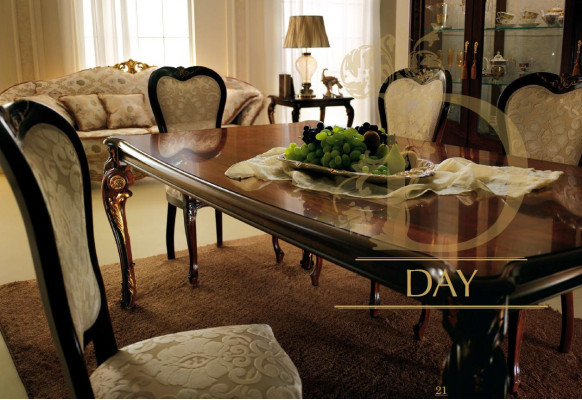 8x Set di sedie Sedia Set da pranzo Mobili per la sala da pranzo Stile Jugendstil Barocco Rococò.