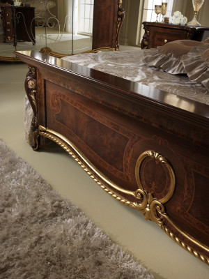 Letto imbottito classico matrimoniale 180x200cm legno letti da hotel camera da letto nuovo
