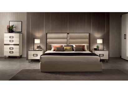 Letto imbottito classico Letto matrimoniale in legno 180x200 cm Letti Hotel Camera da letto Nuovo