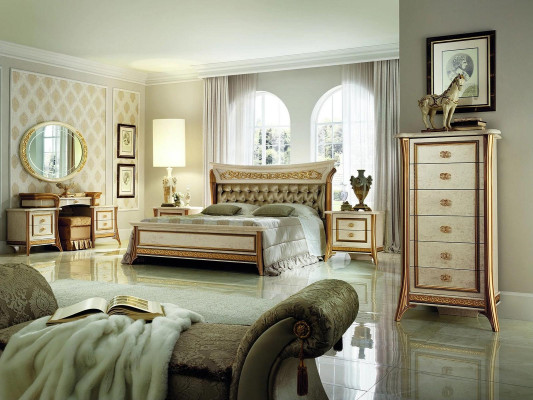 Letto Letto imbottito Letti Imbottiti Designer Hotel Matrimoniale 180x200 arredoclassic