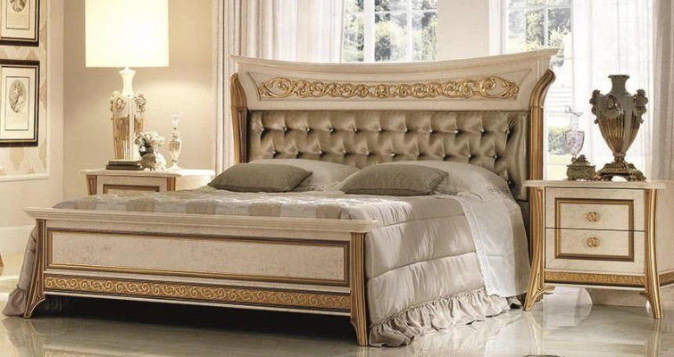 Letto Letto imbottito Letti Imbottiti Designer Hotel Matrimoniale 180x200 arredoclassic
