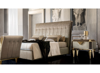 Letto imbottito di design Letto Letti Letto matrimoniale Letto in pelle Letto matrimoniale Nuovo