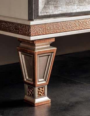 Vetrina armadio Vetrine Soggiorno Guarda Armadi Design Barocco Rococò Legno nuovo
