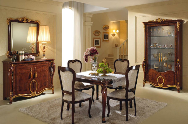 Tavolo da pranzo tavolo sala da pranzo tavoli in legno stile Liberty mobili italiani