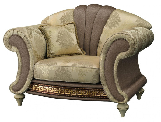 Sedia di design in tessuto di lusso per TV divano poltrona relax lounge Nuovo