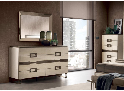 Design cassettone mobile credenza classica in legno moderno di lusso italiano.