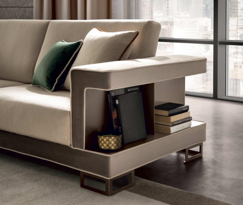 Poltrona Design Seduta Imbottita Club Relax Nuova Tessuto Lounge TV Monoposto