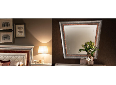 Specchio Mobili di design italiani Specchiera Comò 117x106cm Barocco Rococò