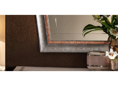 Specchio Mobili di design italiani Specchiera Comò 117x106cm Barocco Rococò