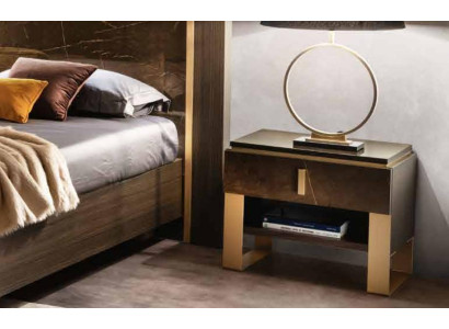 Design Comodino Consolle Metallo Lucido Decorativo Tavoli Consolle Camera da Letto