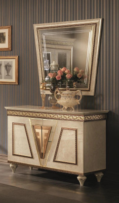 Specchio classico Consolle di lusso Stile camera da letto Moderno Specchietto in vetro Parete