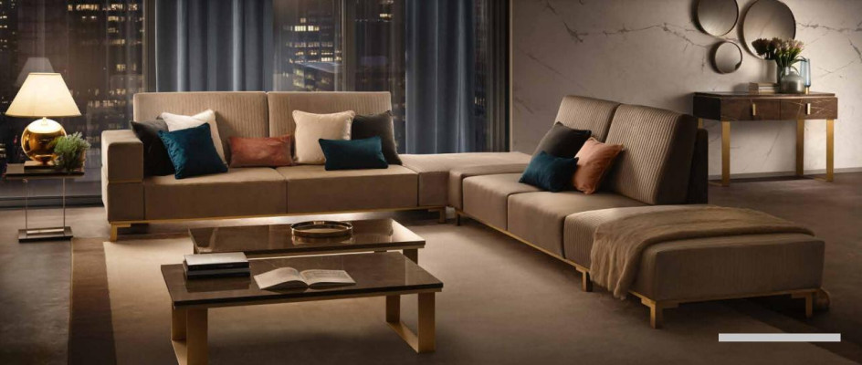 Tavolino da salotto 2x Tavolo da salotto Tavoli Divano Design Soggiorno Acciaio inossidabile Nuovo