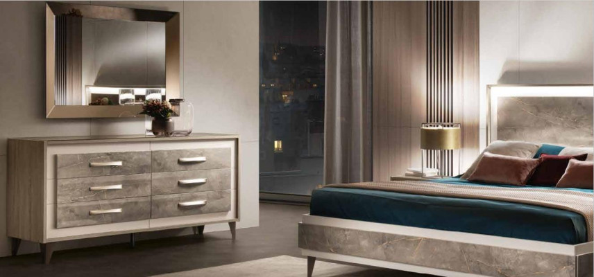 Mobile contenitore di design, credenza, tavolino, mensola per soggiorno, lusso.