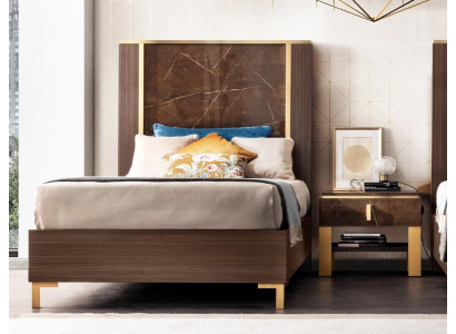 Letto comodino camera da letto letto imbottito design classico mobili design