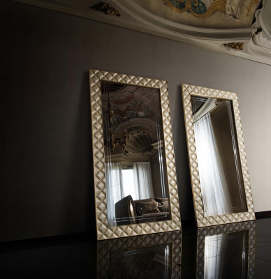 Specchio da terra grande specchio XXL reale stile Rococò barocco stile Liberty Designer