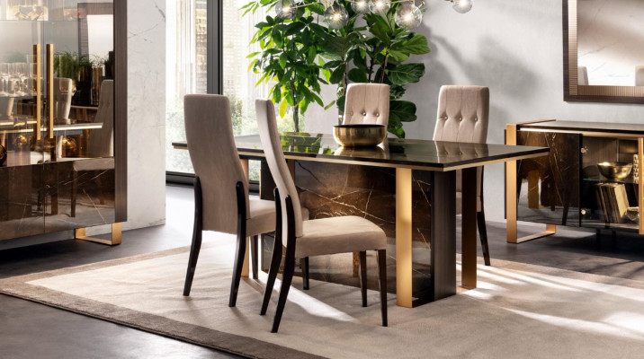 Tavolo da pranzo, gruppo di tavoli da salotto e sala da pranzo, in legno, design, tavoli 200x100cm.