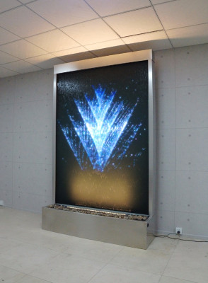 Parete d'acqua Colonna Mobile base Mobile Vetrina Pareti d'acqua