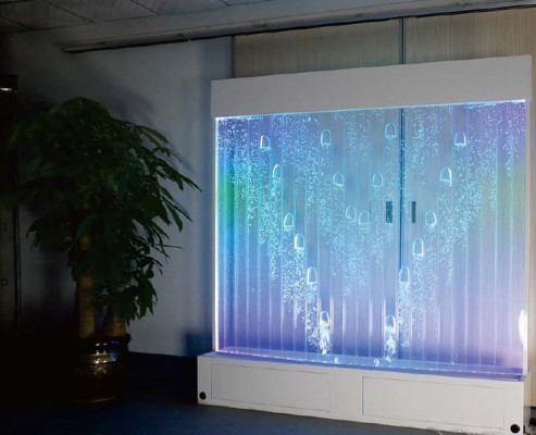 Club delle idee insolite Salotto Casa Parete d'acqua Water Wall Led