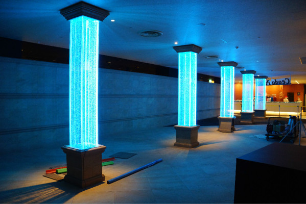 Designer 270 cm colonna d'acqua xxl colonna d'acqua Bar locale parete d'acqua