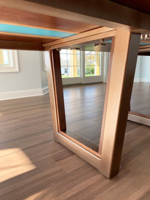 Tavolo da pranzo River Table in vero legno Tavolo fluviale 260x100 Tavoli massicci