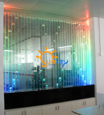 Pannello da parete con bolle d'acqua LED parete d'acqua designer decorativa parete d'acqua.