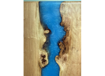 Resina epossidica tavolo in legno massiccio vero mobili tavolo in resina ad acqua Nuovo 200x90