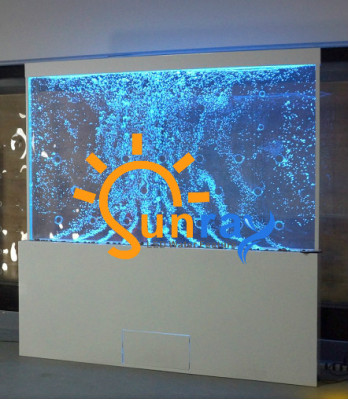 Moderno divisorio acqua pareti LED Parete decorativa a cascata Luminoso muro