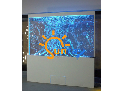 Moderno divisorio acqua pareti LED Parete decorativa a cascata Luminoso muro