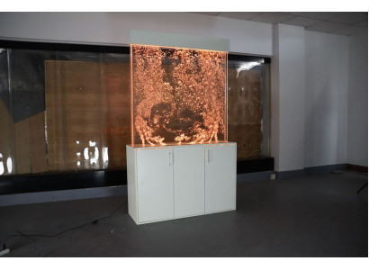 Separatore Scaffale Armadio Muro d'acqua Colonna decorativa Pareti Waterwall LED