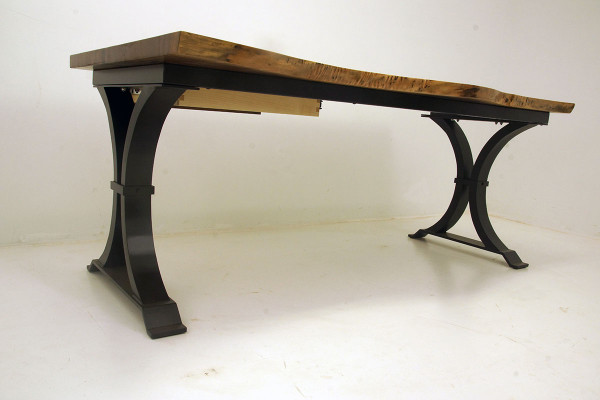 tavolo da pranzo in resina epossidica vero legno massiccio mobile tavolo in resina ad acqua 200x90 Nuovo