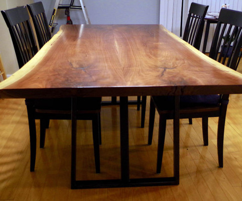 Resina epossidica tavolo in legno massiccio mobili solidi tavolo in resina ad effetto acqua 260x100cm