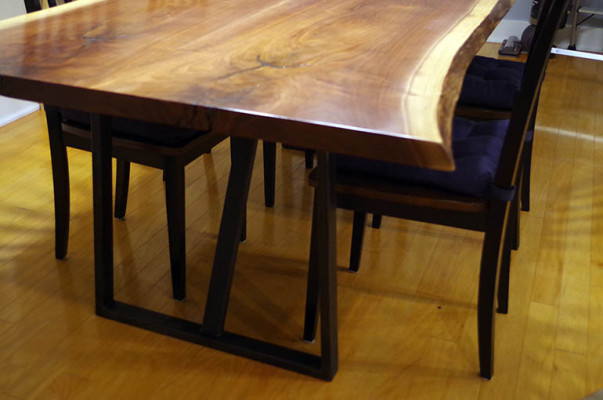 Resina epossidica tavolo in legno massiccio mobili solidi tavolo in resina ad effetto acqua 260x100cm