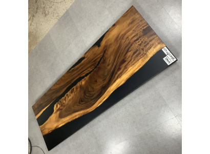 Tavolo da pranzo in resina epossidica River Table 260x90 Nuovo Legno vero Tavoli massicci