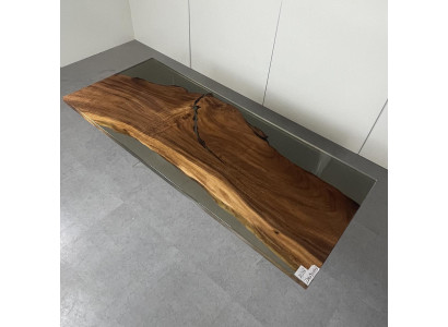 Tavolo da pranzo in resina epossidica di lusso River Table in vero legno massello Design Tavoli