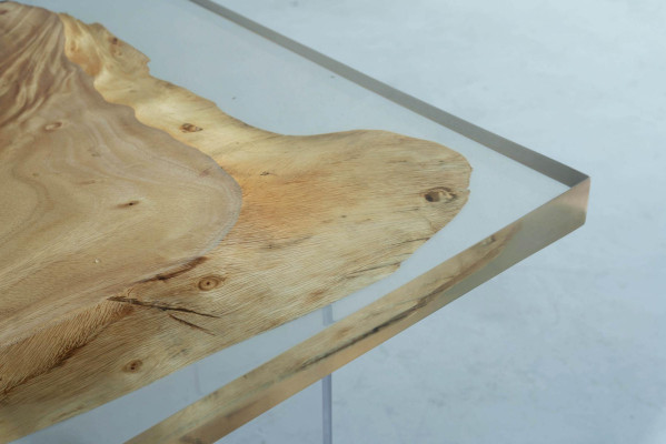 Tavolo da pranzo in resina epossidica River Table Massiv 200x90 Tavolo fluviale nuovo