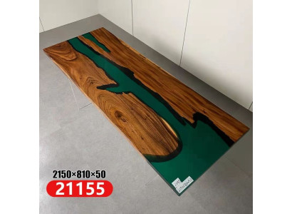 Resina epossidica tavolo in legno massiccio mobili d'arredo in cascata tavolo in resina epossidica.