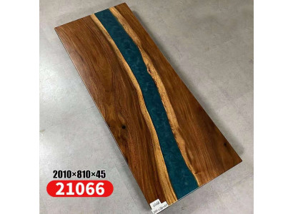 Tavolo da pranzo in resina epossidica Nuovi tavoli 201x81 Tavolo fluviale Legno naturale