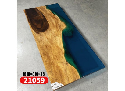 Tavolo da pranzo Mare Acqua Fiume Legno vero Tavolo fluviale 181x81cm Tavoli