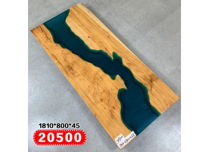 Tavolo da pranzo Design Tavolo Resina Tavoli Moderni Mare Fiume Mobili 181x80