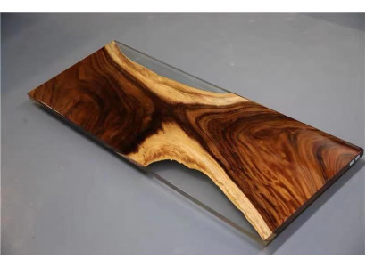 Tavolo da pranzo Mare Acqua Fiume Legno massiccio Tavolo fluviale 180x80 Tavoli Resina epossidica Nuovo