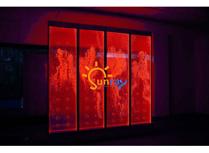 Pannello da parete con bolle d'acqua LED parete d'acqua decorativa Designer parete d'acqua.