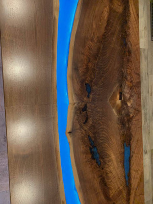 Piano cucina piano lavoro resina epossidica Epossidico River Misura reale su misura Nuovo 1 mq