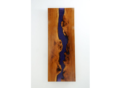 Quadro in resina epossidica immagine reale dell'artista lavoro manuale immagine della cascata.