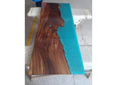 Design del tavolo Moderno Mobili per mare fiume Tavoli da pranzo Tavoli in resina epossidica