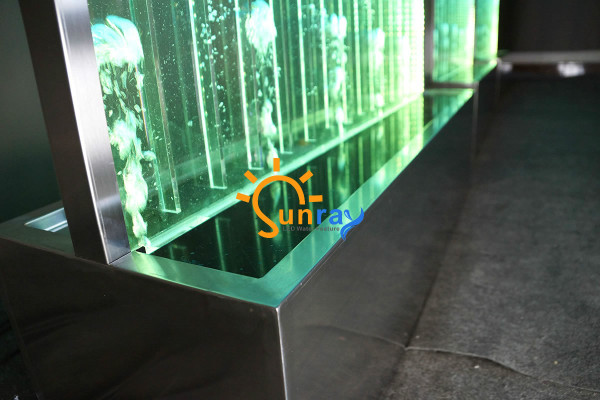Pannello a parete con bolle d'acqua LED Nuovo muro d'acqua Designer Parete d'acqua illuminata