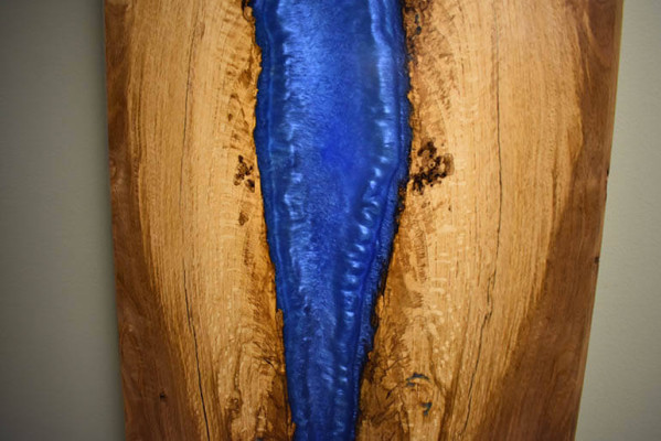 Lavoro manuale Cascata Immagine Parete Immagine Pittura in resina epossidica Immagine reale