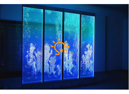 Moderno parete divisoria Pareti d'acqua Parete d'acqua decorativa a LED parete illuminata.